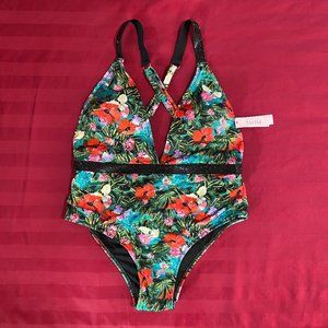 Victoria's Secret Shine Strap Plunge One-Piece Swimsuit